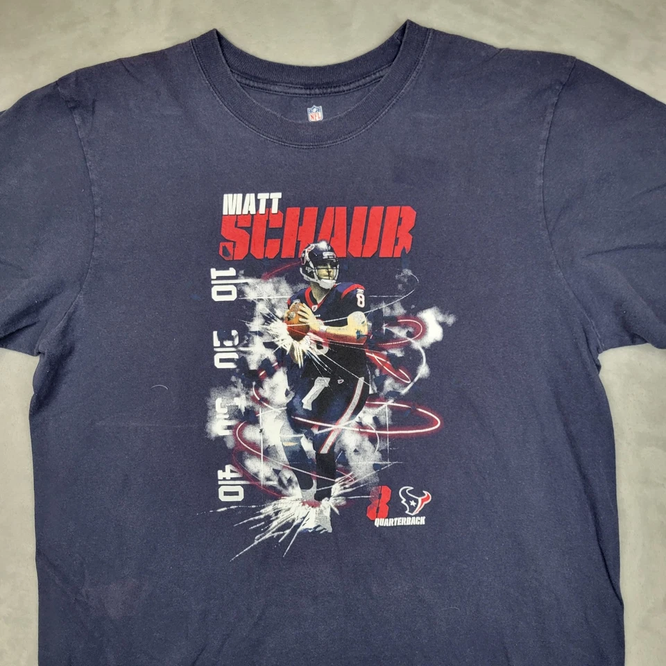 Camisa de los Houston Texans para hombre XL Matt Schaub NFL equipo de fútbol americano ropa mariscal de campo Foto 2 de 4