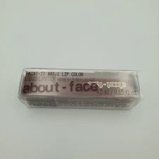 About-Face Matte Lip Color Liquid Lipstick "Hush Tonite" 4.5 ml 0.15 Fl oz ~ New