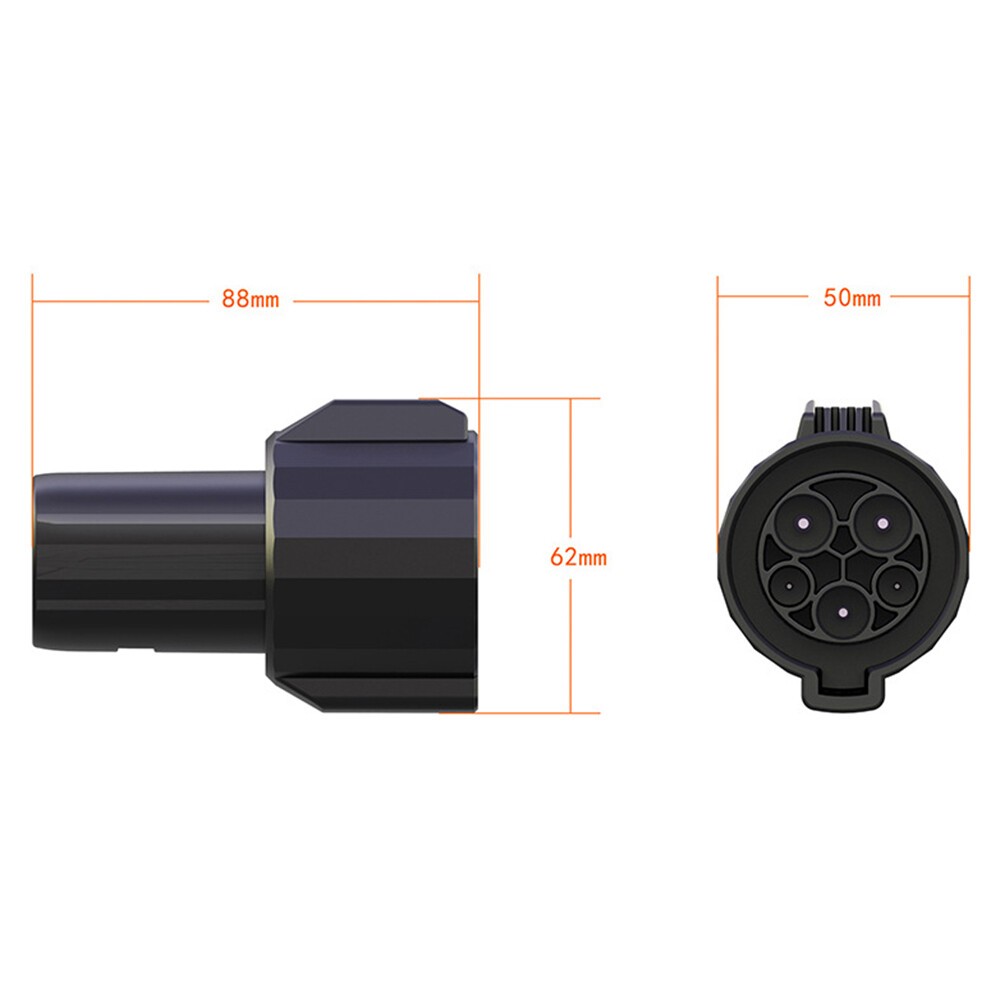 SAE J1772 Charging Adapter for Tesla EV Charger Station