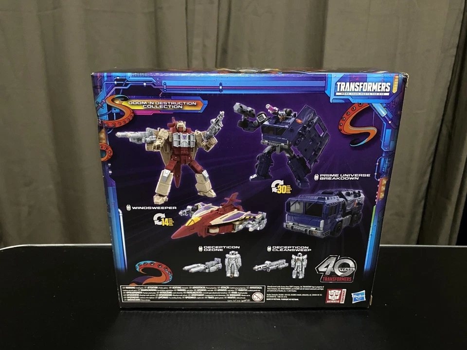 Transformers Legacy United Doom N Destruction Breakdown & Windsweeper Pack MISB - Image 4 of 4
