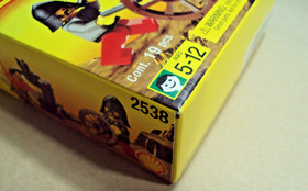 LEGO 2538 Castle Fright Knights Fire Cart - Shell #4. NIB, Sealed, Free S/H