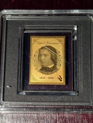 1/1000 Oz Goldbarren 999, Robert Schumann, Unsere Besten, 3000 Francs Tschad