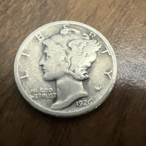 1926 MERCURY SILVER DIME ACTUAL COIN Get More Today & Save Shop Here Buy Here
