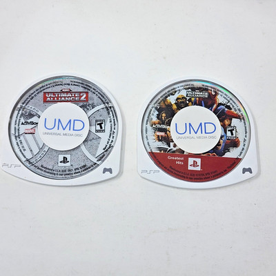 Marvel: Ultimate Alliance 1 & 2 (Sony PSP) DISCS ONLY - TESTED