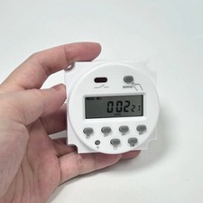 DC 12V 16A LCD Digital Timer Switch Electronic Power Programmable Time Relay UK