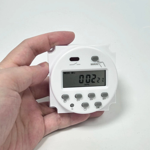 DC 12V 16A LCD Digital Timer Switch Electronic Power Programmable Time ...