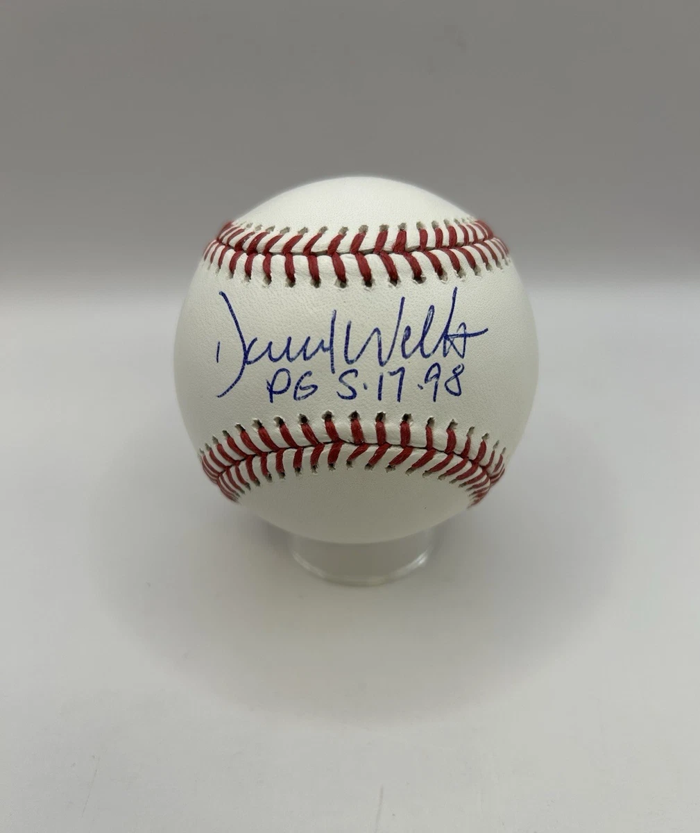 David Wells Original Autographed Baseball MLB Balls for sale | eBay