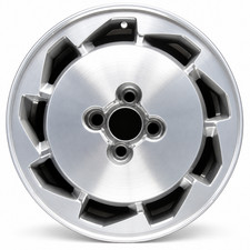 1991 Saturn S Series 15 Oem Wheel Rim - Machined Silver