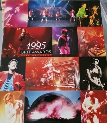 1995 Brit Awards Official Programme Magazine & Poster | Blur Oasis Take That era