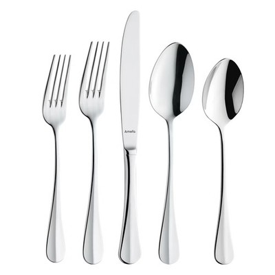 Amefa Baguette 20-Piece Flatware, Set for 4   Stainless Steel Silverware with