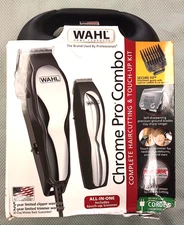 WAHL Chrome Pro-Combo Complete Haircutting & Touch-Up Kit Model 79520-3401