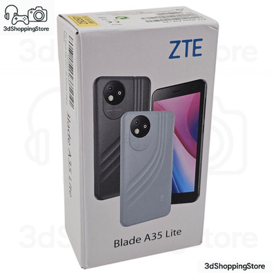 ZTE Blade A35 Lite Smartphone   2GB RAM 64GB ROM Grey   Dual SIM & Android 13