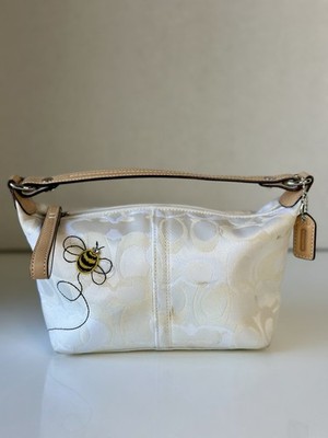 Vintage Coach Limited Edition Mini Bumble Bee Signature Shoulder Bag Style 7440