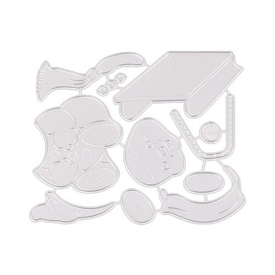 Christmas Ski Metal Cutting Dies Stencil DIY Scrapbooking Album Paper Card Mold