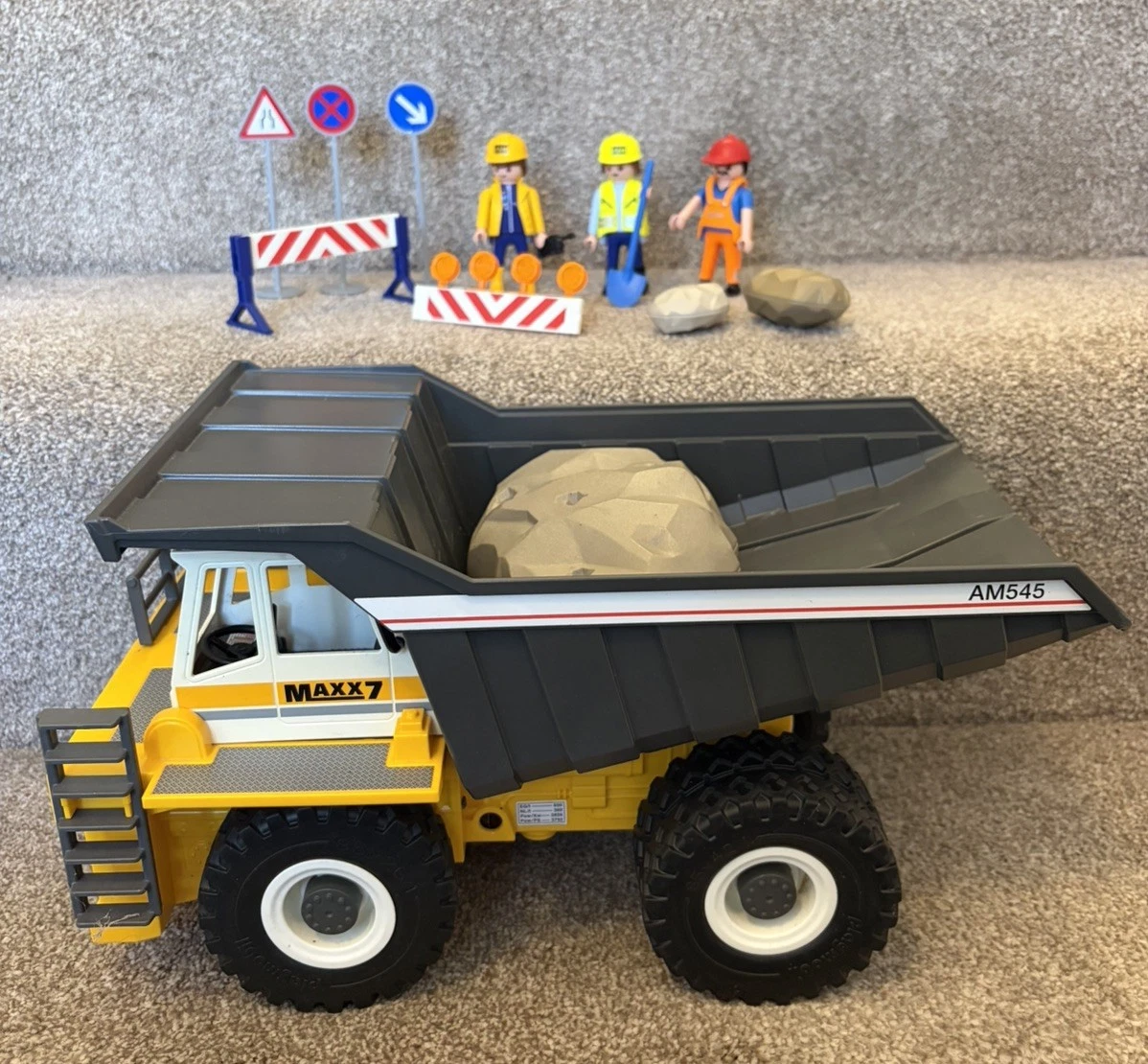 PLAYMOBIL (Q3209) CHANTIER - Roulotte Jaune Complète 3777 EUR 24,90