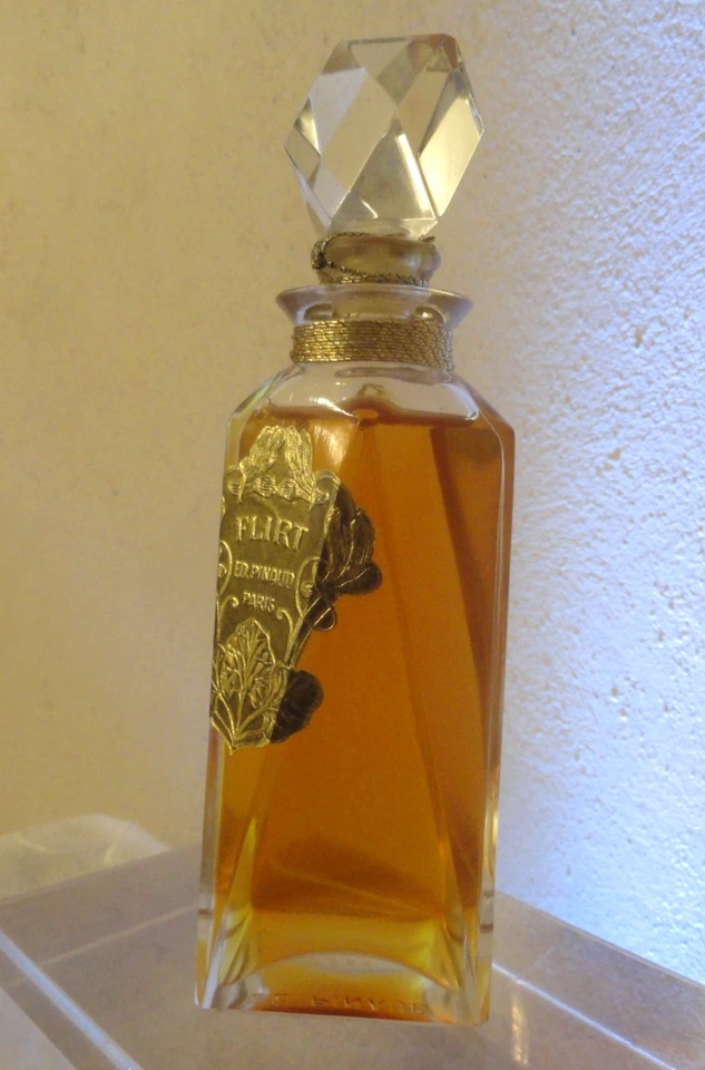 EDITION LIMITEE D'EAU DE PARFUM FLIRT D'EDOUARD PINEAU  EN CRISTAL NUMEROTE 0555 - Photo 2/4