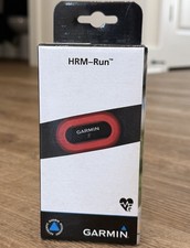 Garmin HRM-Run Herzfrequenzmesser Läufer kabelloser Gurtsensor schwarz rot - NEU