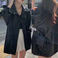 Vestes en cuir PU tendance femme Wardrobe Essential pour changement de saison