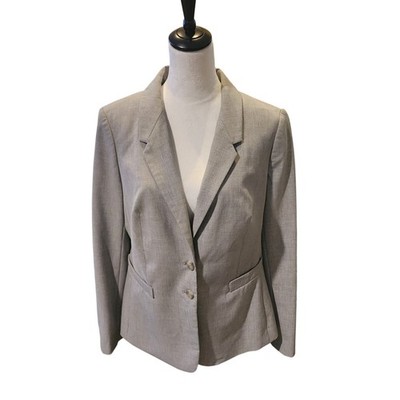The Limited Collection Gray Blazer Womens Size 14 Tailored Career Jacket