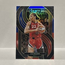 Panini 2025 Select WNBA A'ja Wilson Premier Level Red & Blue Prizm 21 /399 #131