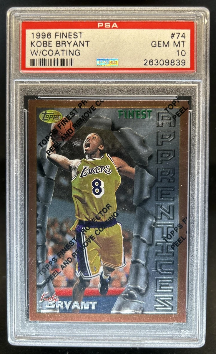 25+ Topps Finest Kobe Bryant 1996-97 #74 for sale | Updated Oct 2026