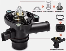Coolant Thermostat Assembly w/Sensor for Chevy Cruze 11-15 Sonic Trax 13-21 &&&&
