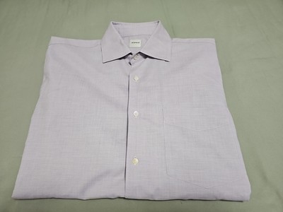 Aspesi Light Purple Button-up Timeless Long Sleeve Lightweight Shirt SZ 16