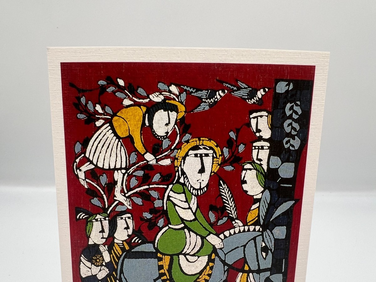 The Triumphal Entry 1982 Postcard by Sadao Watanabe Christian