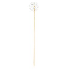 TableCraft 12143 Bamboo Decorative Snowflake Picks - Pack of 100