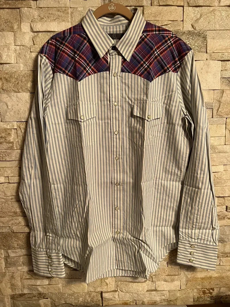 Alexander McQueen — ALEXANDER MCQEEN STRIPED MEN'S  SHIRT ITALY SIZE 50 US L
