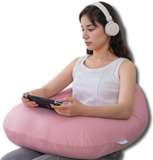 Reading Pillow for Gaming, Lap Desk Pillow for Sitting in Bed or Sofa, Compact A