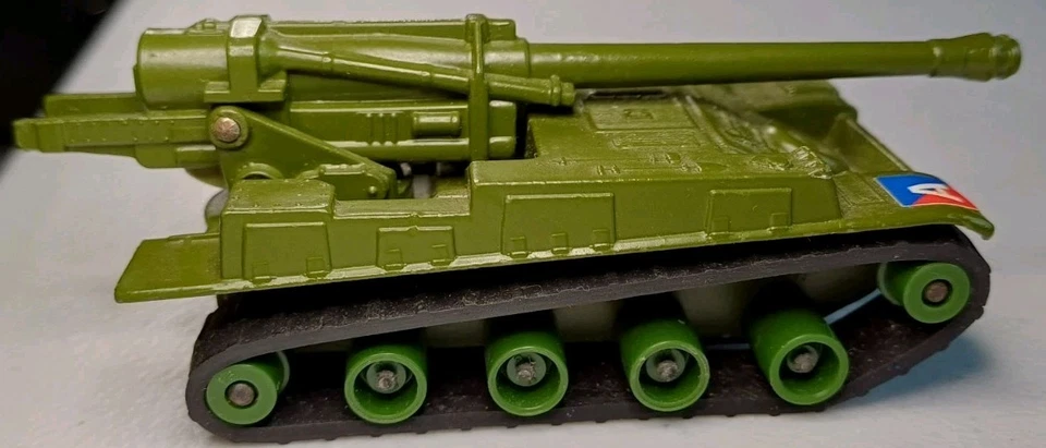 K-107 Matchbox Battle Kings 155mm S.P Howitzer Tank 1974. - Image 4 of 4