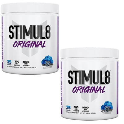 Finaflex Stimul8 Original Super Pre-Workout Blue Raspberry 271 grams pack of 2