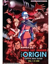 Mobile Suit Gundam:The Origin-Zenya Akai Suisei 1-13End DVD ENG DUB SHIP FROM US