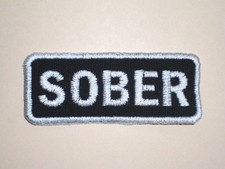 SOBER  Biker Vest Patch