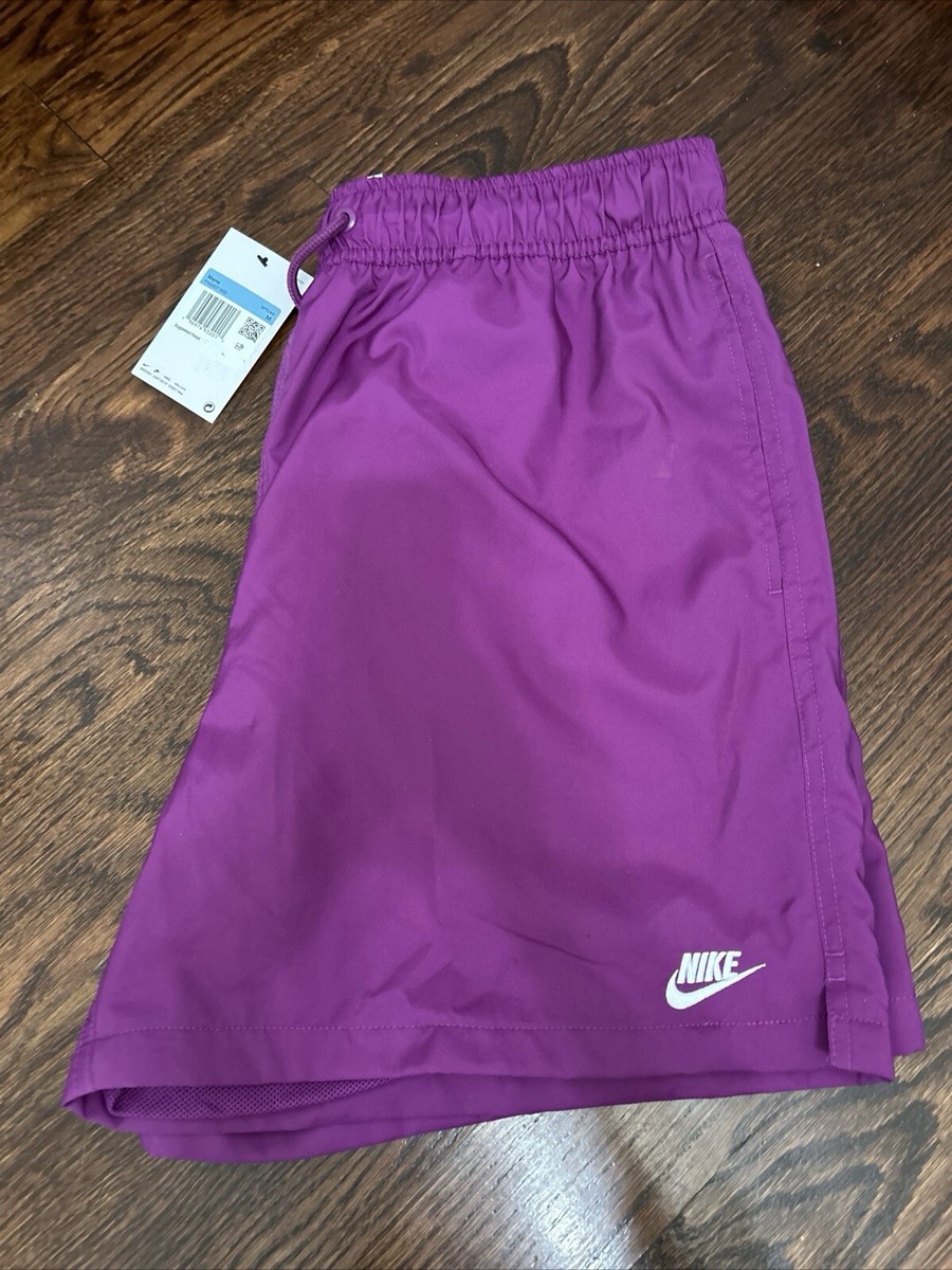 Nike Club Sportswear Woven Lined Flow Purple Shorts Men's