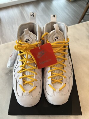 Size US 8 - Supreme x Nike Air Bakin White NYC DS | eBay