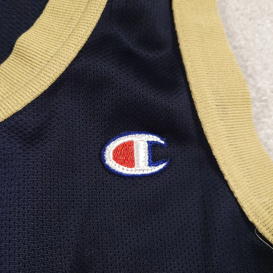 Camiseta de práctica de malla Champion vintage para hombre mediana 40 años 90 Notre Dame hecha en EE. UU. Foto 4 de 4