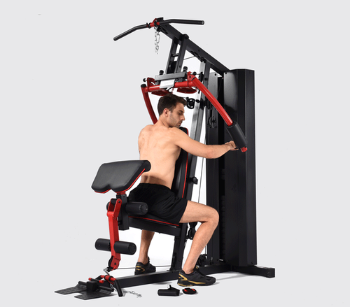 Multi-Station Gym 92 Kg Stack Chest Press Pec Deck Leg Extension & Preacher - Picture 5 of 14