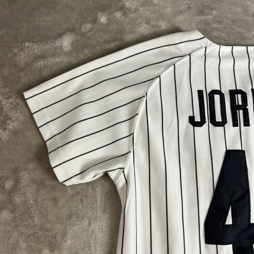 Michael Jordan Birmingham Barons Baseball Jersey Size L Headgear Classics - Picture 10 of 16
