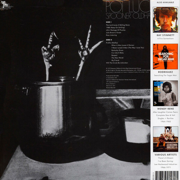 Spooner Oldham Pot Luck 180gm Vinyl LP Record neil young 
