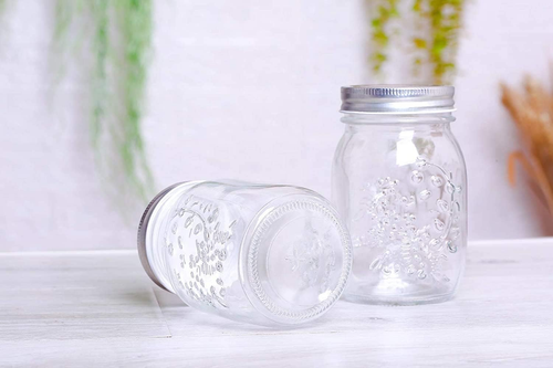 6 Pack Mason Jars 17oz with Silver Lids - Regular Mouth Glass Canning Jars - Picture 4 of 8