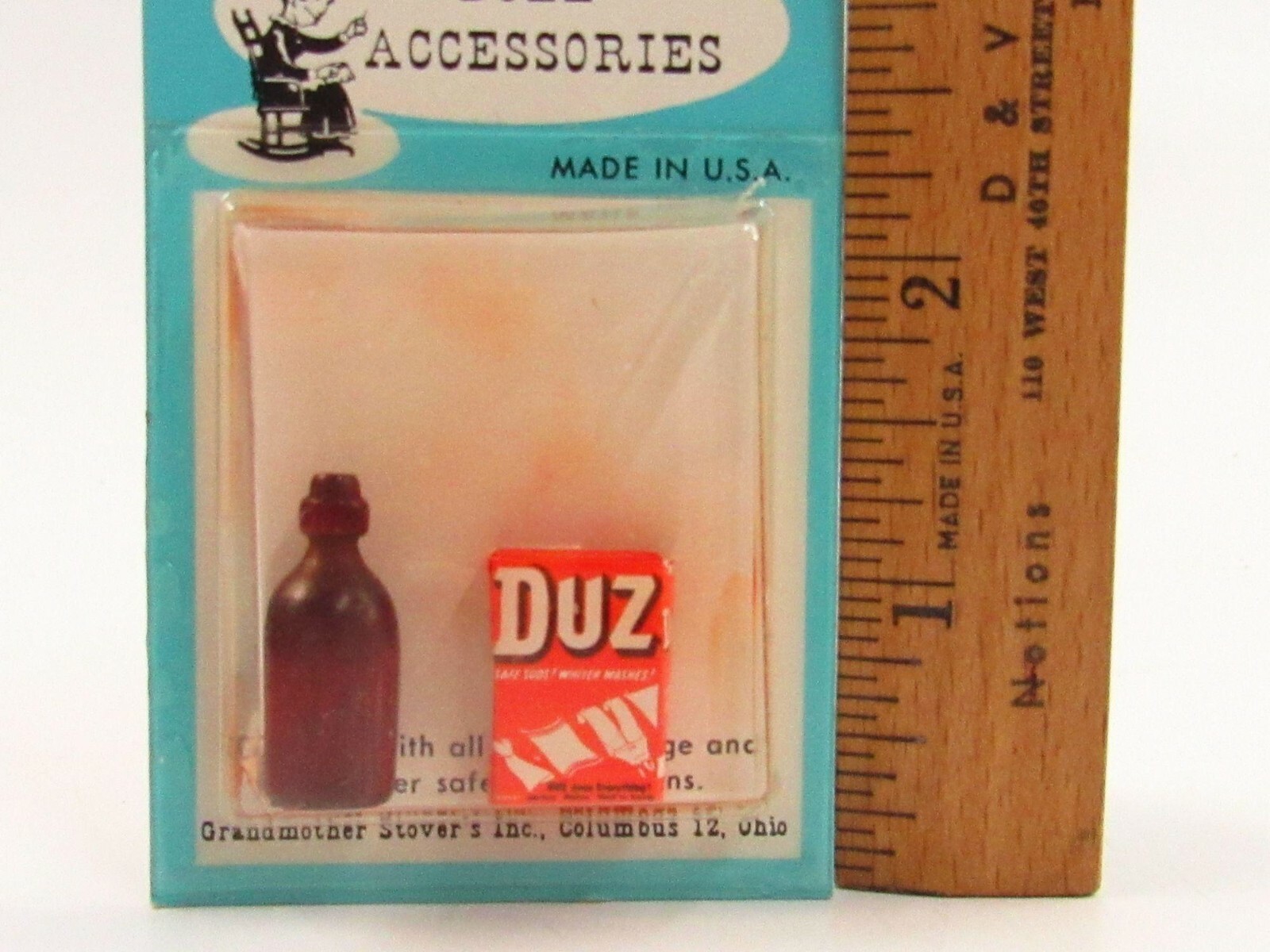 Grandmother Stover's Miniature Laundry Accessories for Dollhouse / Room