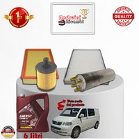 Inspektionskit Filter + ÖL VW Multivan 1.9 Tdi 75KW 102CV Von 2006-> 2009