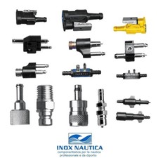 ATTACCO INNESTO PER SERBATOIO CARBURANTE BENZINA VARI MOTORI BARCA NAUTICA