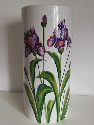 Vintage Bodenvase 48 cm Italy 4881 Schwertlilie Longwy Botanica Design Vase