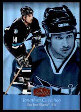 2007-08 FLAIR SHOWCASE UPPER LEVEL JONATHAN CHEECHOO SAN JOSE SHARKS #28