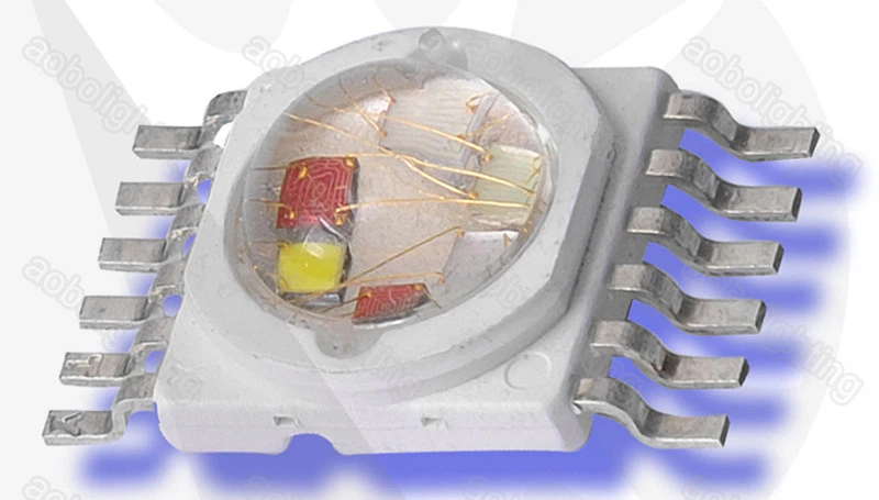 5X 10W RGBWY UV 6IN1 led bead Lamp for Stage Lights Wall Washer Outdoor Lighting - Image 2 of 4