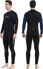 Large Lemorecn Mens Wetsuits Jumpsuit Neoprene Full Body Diving Suit for Men