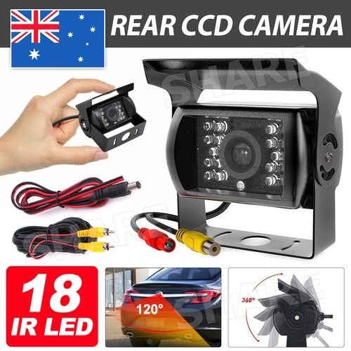 18 IR LED Reversing CCD Camera Car Rear View Reverse Waterproof Night ...